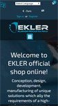 Mobile Screenshot of ekler.fr